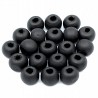 KORALIKI DREWNIANE MATOWE KULE 8mm 20szt CZARNE