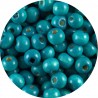 KORALIKI DREWNIANE DREWNO NIEBIESKI 8mm 100sz KULE