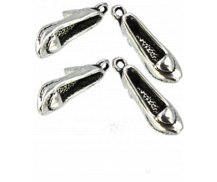 Zawieszka metalowa charms buty 21x9mm 4szt