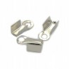 Końcówka zakończenie sznurka 9x3.5x4mm ciemny 50sz