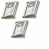 Zawieszka metalowa charms ksiązka 19x13mm 3szt
