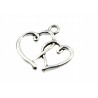 Zawieszka metalowa charms SERCA 29x29mm 2szt