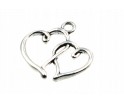 Zawieszka metalowa charms SERCA 29x29mm 2szt