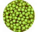 KORALIKI MROŻONE SZNUR 8mm SZKLANE 52szt mleczne