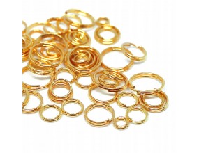 OGNIWKA KÓŁECZKA PODWÓJNE 4-10mm 10g MIX ZŁOTY