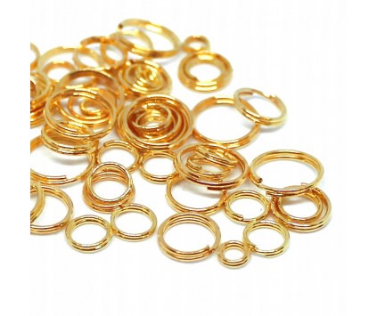 OGNIWKA KÓŁECZKA PODWÓJNE 4-10mm 10g MIX ZŁOTY