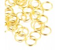 OGNIWA OGNIWKA 10mm KÓŁECZKA MONTAŻOWE 100sz ZŁOTY