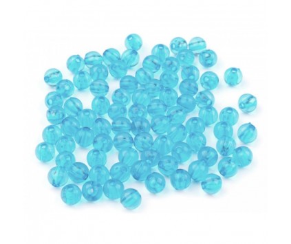 Koraliki ozdobne 8mm granatowe 10szt akrylowe