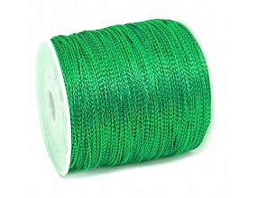 Sznurek Nylonowy Metalizowany do Bombek 1mm 2m Zielony