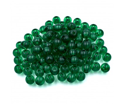 Koraliki ozdobne 8mm granatowe 10szt akrylowe