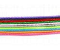 SZNUREK JUBILERSKI POWLEKANY 1,5mm MIX 10x30cm