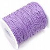 Sznurek Jubilerski Woskowany Fioletowy Jasny 1mm 10m