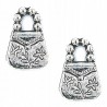 Zawieszka metalowa charms TOREBKA 16x11mm 2szt