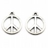 Zawieszka metalowa charms PACYFKA 13x12mm 2szt
