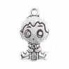 Zawieszka metalowa Charms BOBAS 24x13 mm