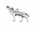 Zawieszka metalowa Charms WILK 28x20 mm