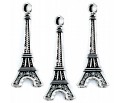 Zawieszka metalowa charms WIEŻA EIFFLA 19mm 3szt