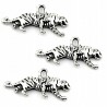 Zawieszka metalowa charms TYGRYS 21x11mm 3szt