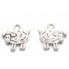 Zawieszka metalowa OWCA 15x15mm CHARMS 6szt