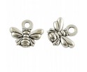 Zawieszka metal PSZCZOŁA pszczółka 10x11mm 4szt