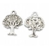 Zawieszka metal DRZEWKO 22mm CHARMS 3szt