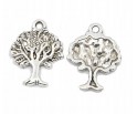 Zawieszka metal DRZEWKO 22mm CHARMS 3szt
