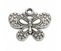 Zawieszka metalowa Charms MOTYL Słonik 21mm 2szt