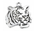 Zawieszka charms metalowa TYGRYS 24x27mm 1szt