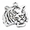 Zawieszka charms metalowa TYGRYS 24x27mm 1szt