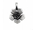 Zawieszka charms metalowa KWIAT 14x20mm 1szt